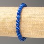 Elastic Bracelet with Lapis Lazuli (synthetic acrylic) Smooth Bead 6.5mm dia., length 18cm