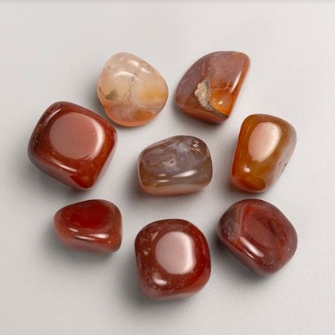 100 g Pack Souvenir Natural Carnelian Tumbled 14-16x13-15 mm (+-)