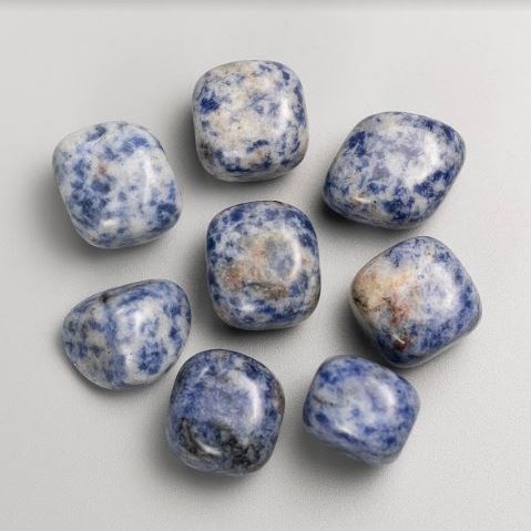 Sodolite natural stone cabochon 21x17mm (+-) packaged 100g