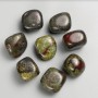 Souvenir Natural Stone Jasper Dragon Blood tumbled 21x17mm (+-) packaged 100 g