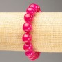 Elastic Bracelet Turquoise Turmaline (artificial acrylic), diameter 12.5 mm ±, length 18 cm ±