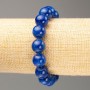 Elastic Bracelet with Lazurite Imitation (acrylic, single), diameter 12 mm ±, length 18 cm ±