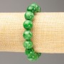 Elastic bracelet Chrysoprase (artificial acrylic), diameter 12.5 mm±, length 18 cm±