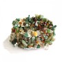Multicolor Jasper "Stone Chip" Bracelet on Elastic Band