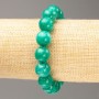 Elastic Bracelet Amazonite Imitation (acrylic) smooth bead, diameter 12.5 mm±, length 18 cm±
