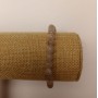 Bracelet on elastic Corded Quartz (artificial acrylic) gray smooth beads, diameter 6.5 mm ±, length 18 cm ±