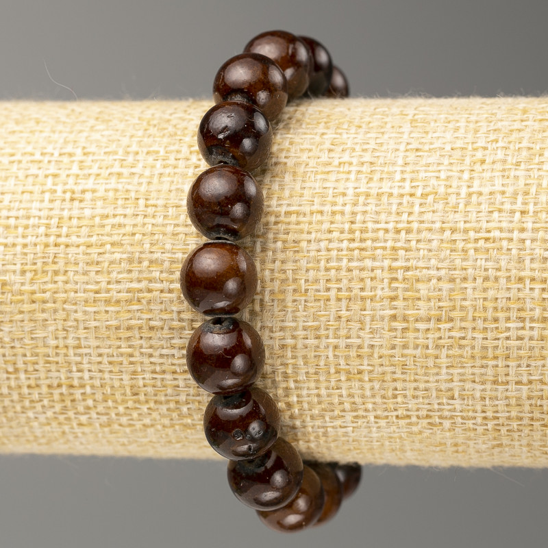 Elastic Bracelet Tiger's Eye (imitation acrylic) smooth sphere, diameter 10mm +-, length 18cm+