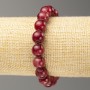 Elastic Bracelet Turquoise (artificial acrylic) smooth beads, 10mm diameter, length 18cm