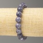Elastic Bracelet with Amethyst Imitation (acrylic beads) smooth sphere, 10mm diameter +-, length 18cm+