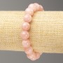 Strawberry Quartz Stretch Bracelet (artificial acrylic) smooth beads, diameter 10mm +-, length 18cm+
