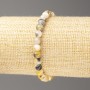 Bracelet, Ocean Jade (artificial acrylic), 6mm diameter ±, length 18cm ±, smooth bead on elastic