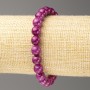 Bracelet Tourmaline (artificial acrylic), diameter 8mm ±, length 18cm ±, smooth beads on elastic