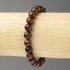 Tiger's Eye Bracelet (artificial acrylic beads), 8mm diameter ±, length 18cm ± smooth beads on elastic