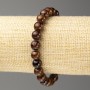 Tiger's Eye Bracelet (artificial acrylic beads), 8mm diameter ±, length 18cm ± smooth beads on elastic