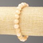 Bracelet Selenite (artificial acrylic), 8mm diameter ±, length 18cm ± smooth bead on elastic