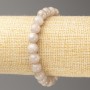 Bracelet Smoky Agate (plastic acrylic bead), diameter 8mm +-, length 18cm+-, smooth ball on elastic