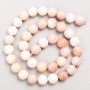 Beads on a Thread Pink Opal Smooth Ball 10mm Diameter, 38cm Length +