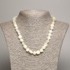 Onyx Bead Necklace, faceted, diameter 5×8-10mm, length 50cm