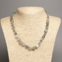 Labradorite Faceted Beads Necklace, 5x8-10 mm, 50 cm length