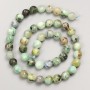 Chrysocolla and Lazurite Beads, Faceted Round Beads on Thread, 8mm diameter, 38cm+ length
