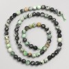 Chrysocolla Beads, Faceted Stone on Thread, 5 mm Diameter, 38 cm+ Length