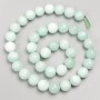 Larimar Stone Beads, smooth ball on thread, diameter 10mm±, length 38cm±