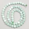 Larimar Stone Beads smooth rounds on thread, diameter 6mm+-, length 38cm+-