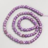 Phosphosiderite Beads, Faceted Cube-shaped, on Thread, 4–5 mm, 38 cm length