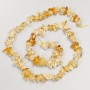 Citrine Beads Chip on Thread, 5-7×4 mm, diam. 41 cm