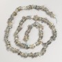 Labradorite Chip Beads on Thread, 6x3mm+-, length 41cm+