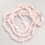 Beads of Pink Quartz Chip on Long Thread, 10x4mm+-, 80cm+