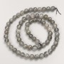 Labradorite Beads, Smooth Round 6mm on Thread, 40cm Length