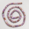 Phosphosiderite Beads, Faceted Rondelles on String, 5×3.5 mm, about 39 cm