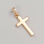 Xuping Cross Pendant Gold Plated 18K, diameter 24.5×12mm