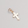 Xuping Cross Pendant Gold Plated 18K, diameter 16x9.5, 5mm+