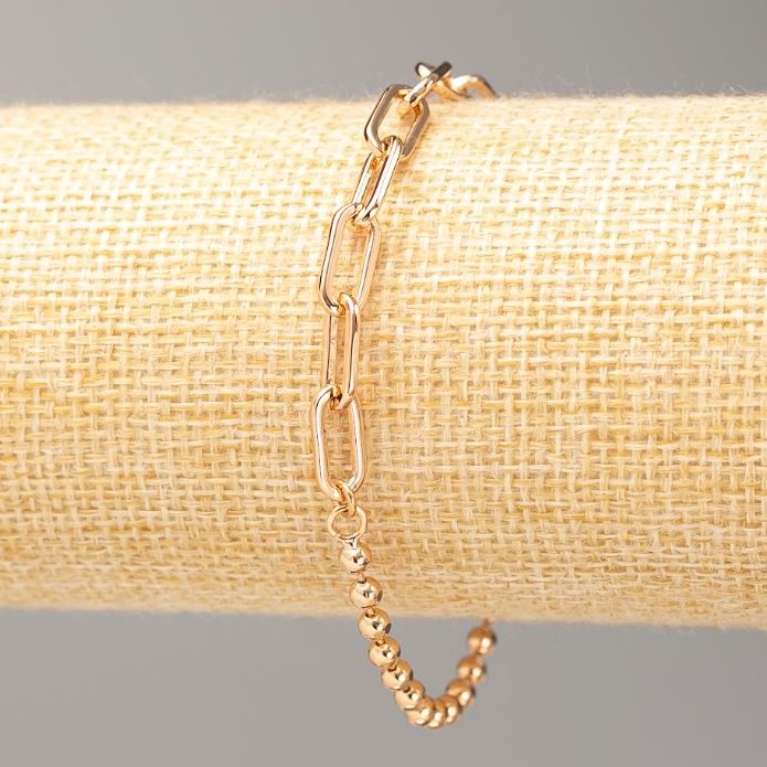 Bracelet Xuping Gold Plating 18K L 6.69-7.87 in, thickness 5mm + -, thickness 3mm +
