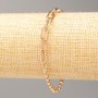 Bracelet Xuping Gold Plating 18K L 6.69-7.87 in, thickness 5mm + -, thickness 3mm +