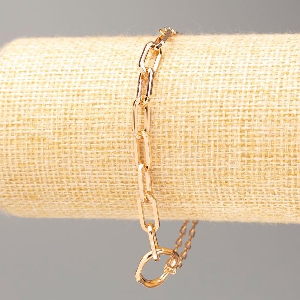 Xuping Bracelet Gold Plated 18K, Length 17-20 cm, thickness 5.5 mm +
