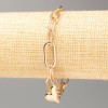 Xuping Gold-Plated 18K Heart Bracelet, length 16-20 cm, thickness 6.5 mm ±, 9 mm ±