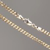 Xuping Chain Gold Plating 18k Box Chain, 50 cm length, 3.5 mm thickness