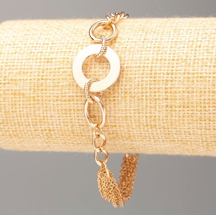Xuping Bracelet 18K Gold Plating, length 18-21 cm, thickness 5 mm +