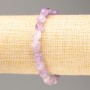 Bracelet made of natural Amethyst, faceted stones, diameter 12.5x9-8x6 mm ±, length 18 cm ± on elastic
