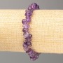 Elastic bracelet with natural stone Amethyst碎碎?