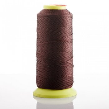 Thread spool Chocolate, 0.3 mm nylon for crafts 500 m