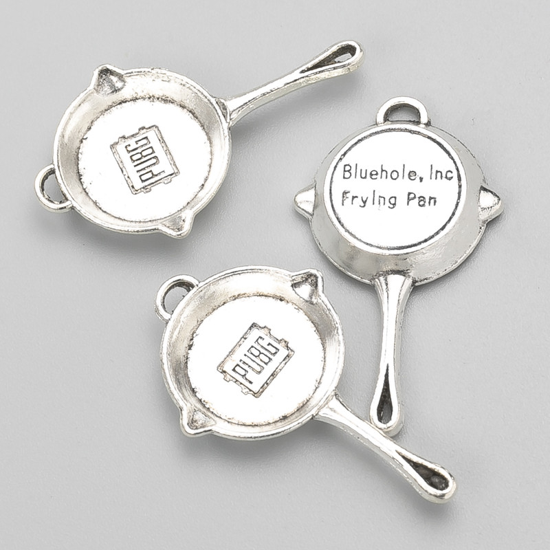 Pendant hardware Pan 34x20 mm packaged 8 pcs +-. 20 grams