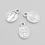 Saint Benedict Pendant 13×8 mm Packaging 30 pcs + - 20 g