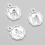 Love Pendant Finding 17x13 mm packaged 19 pcs+- 20 g