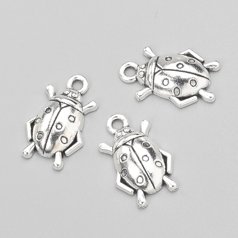 Pendant findings Ladybug 18x11 mm packaging 20pcs+- 20g