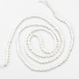 Spinel Beads (synthetic) faceted crystal round beads, diameter 2mm± on thread, length 37cm