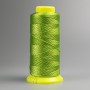 Green thread spool, diameter 0.9 mm, nylon for crafts 300 m